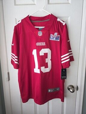 NWT 49ers Brock Purdy #13 Nike Super Bowl Red Jersey SZS